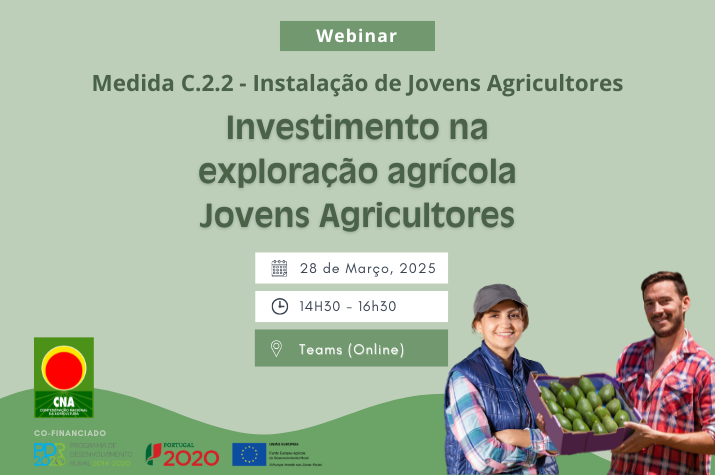 Webinar Investimento na exploração agrícola